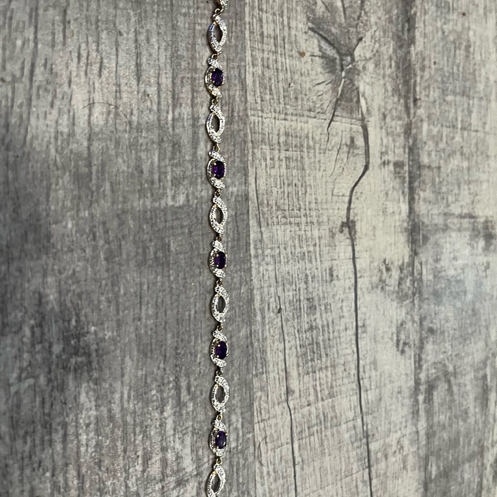 Amethyst bracelet